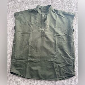 Moss Rafael Figs Scrub Top